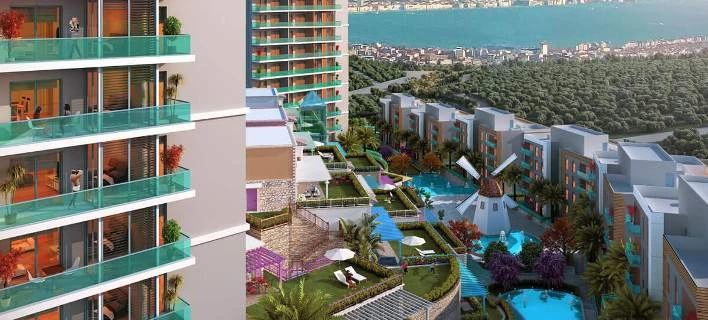 Στη Σμύρνη χτίζουν γειτονιά με πολυκατοικίες και την ονομάζουν Σαντορίνη (βίντεο)